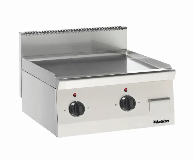Plancha Professionnelle Electrique Lisse Chromée Dure - Bartscher