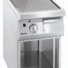 Plancha Professionnelle Gaz Nervurée - Soubassement Ouvert - Bartscher