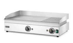 Plancha Rainurée 1/3 Kitchen Line 220-240V/3500W 697x474x(H)241mm - Hendi