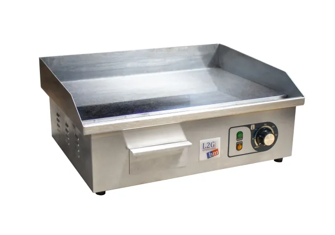 Plancha à Snacker Electrique 540mm Dessus Chrome - L2G