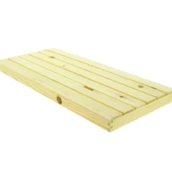 Planche Caillebotis Pin Naturel 62.5x28x4 cm Lot de 2 - Prolinea