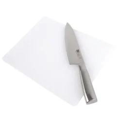 Planche à Découper Blanche en Polyéthylène 45x30x1cm - Hygiplas