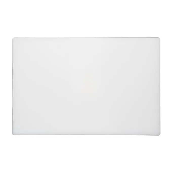 Planche à Découper Blanche en Polyéthylène 45x30x1cm - Hygiplas