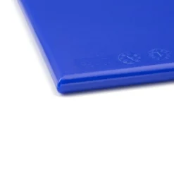 Planche à découper bleu 450 x 300 x 12 mm haute densité - Hygiplas