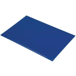 Planche à découper bleu 450 x 300 x 12 mm haute densité - Hygiplas