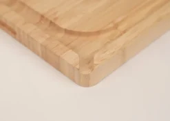 Planche à Découper en Bambou avec Rigole, Réservoir à Jus et Poignées Cachées - 40 x 30 x 2 cm - Kotai