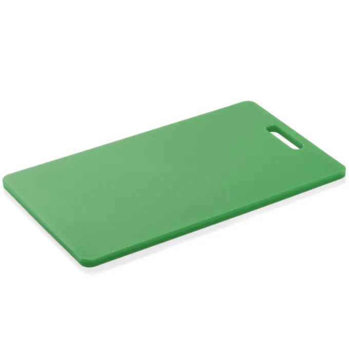 Planche à découper HACCP en Polyéthylène vert L 400 mm l 250 mm H 12 mm - Was Germany