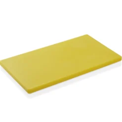 Planche à découper HACCP en Polyéthylène jaune L 500 mm l 300 mm H 20 mm - Was Germany