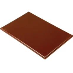 Planche à découper marron 25 x 450 x 300 mm haute densité - Hygiplas