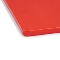 Planche à découper polyéthylène rouge 229 x 305 - Hygiplas