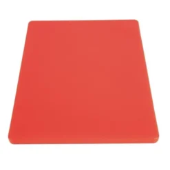 Planche à découper polyéthylène rouge 229 x 305 - Hygiplas