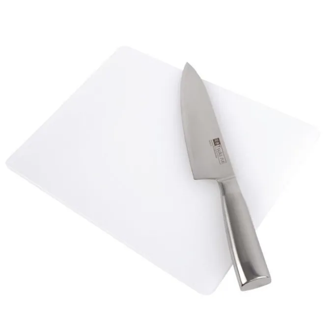 Planche à découper Polyéthylène 229 x 305 mm Blanche - Hygiplas