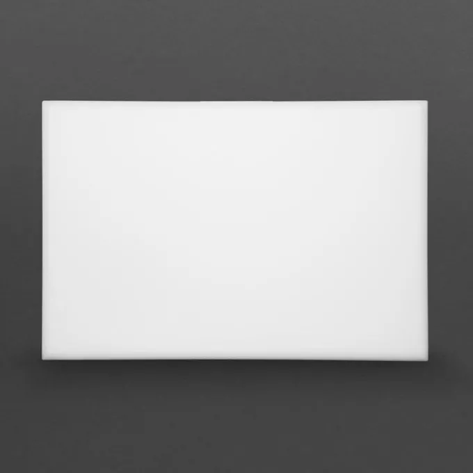 Planche à découper polyéthylène 45 x 33 cm blanche - Hygiplas