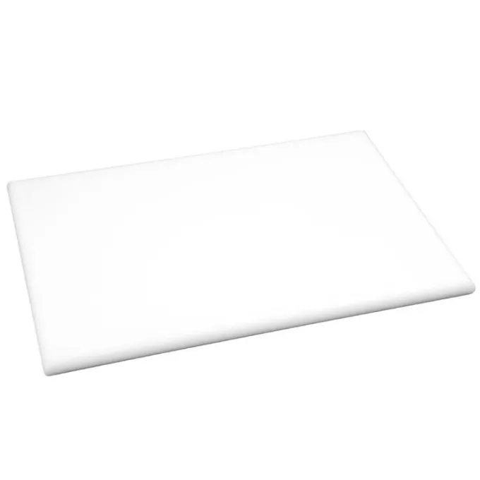 Planche à découper polyéthylène 45 x 33 cm blanche - Hygiplas