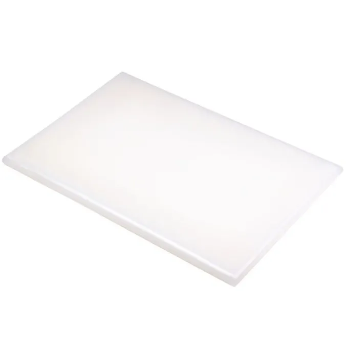 Planche à découper polyéthylène 45 x 33 cm blanche - Hygiplas