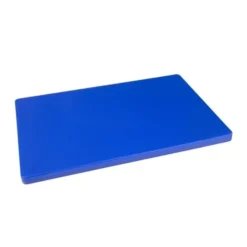 Planche à découper polyéthylène 450 x 350 x 20 mm bleue basse densité - Hygiplas