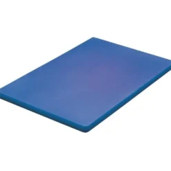 Planche à découper polyéthylène 450 x 350 x 20 mm bleue basse densité - Hygiplas