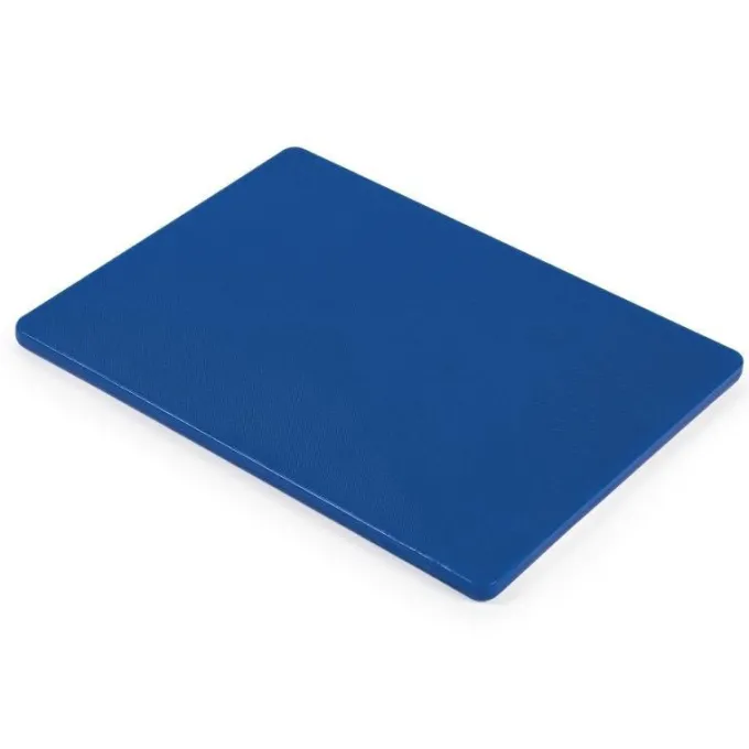 Planche à Découper Professionnelle Polyéthylène Bleue - 229 x 305 mm - Hygiplas