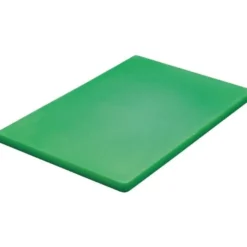 Planche à découper verte 450 x 350 x 20 mm basse densité - Hygiplas