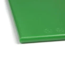 Planche à découper 46 x 30.5 x 1.3 cm verte anti-bactérienne, haute densité - Hygiplas