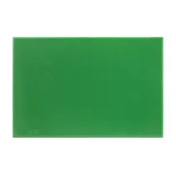 Planche à découper 46 x 30.5 x 1.3 cm verte anti-bactérienne, haute densité - Hygiplas
