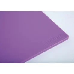 Planche à découper 450 x 300 x 12 mm basse densité violette - Hygiplas
