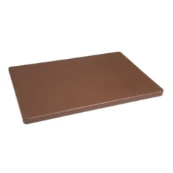 Planche à découper 450 x 350 x 20 mm basse densité marron - Hygiplas