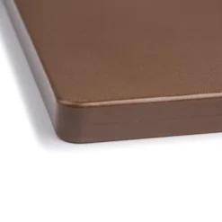 Planche à découper 450 x 350 x 20 mm basse densité marron - Hygiplas