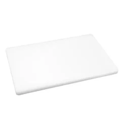 Planche à découper 450 x 350 x 20 mm blanche basse densité - Hygiplas