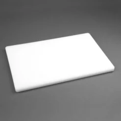 Planche à découper 450 x 350 x 20 mm blanche basse densité - Hygiplas