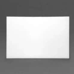 Planche à Découper 600 x 450 x 12 mm Haute Densité Blanche - Hygiplas