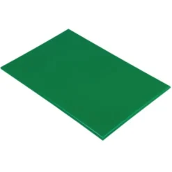 Planche à découper 600 x 450 x 12 mm haute densité verte - Hygiplas