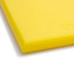 Planche à découper 600 x 450 x 12 mm jaune haute densité - Hygiplas