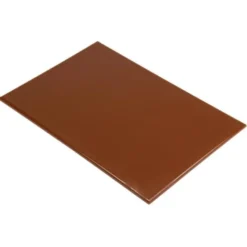 Planche à découper 600 x 450 x 12 mm marron haute densité - Hygiplas