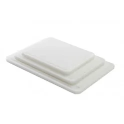 Planche PEHD 500 avec Rigole, poche à jus et pied antiglisse 60x40x2cm - Matériel CHR Pro