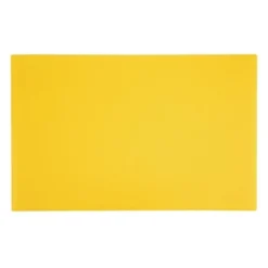 Planche polyéthylène 45 x 30 cm jaune haute densité - Hygiplas