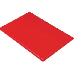 Planche polyéthylène 600 x 450 mm haute densité rouge - Hygiplas