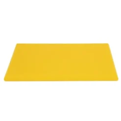 Planche polyéthylène 600 x 450 mm jaune haute densité - Hygiplas