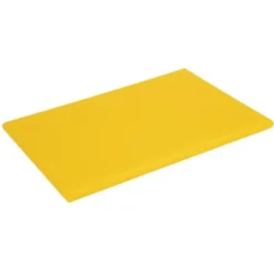 Planche polyéthylène 600 x 450 mm jaune haute densité - Hygiplas