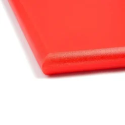 Planche polyéthylène 450 x 300 mm rouge haute densité - Hygiplas
