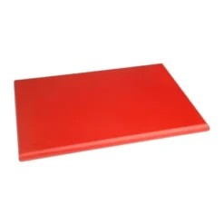 Planche polyéthylène 450 x 300 mm rouge haute densité - Hygiplas