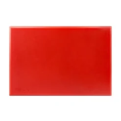 Planche polyéthylène 450 x 300 mm rouge haute densité - Hygiplas