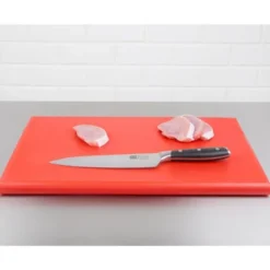 Planche polyéthylène 450 x 300 mm rouge haute densité - Hygiplas