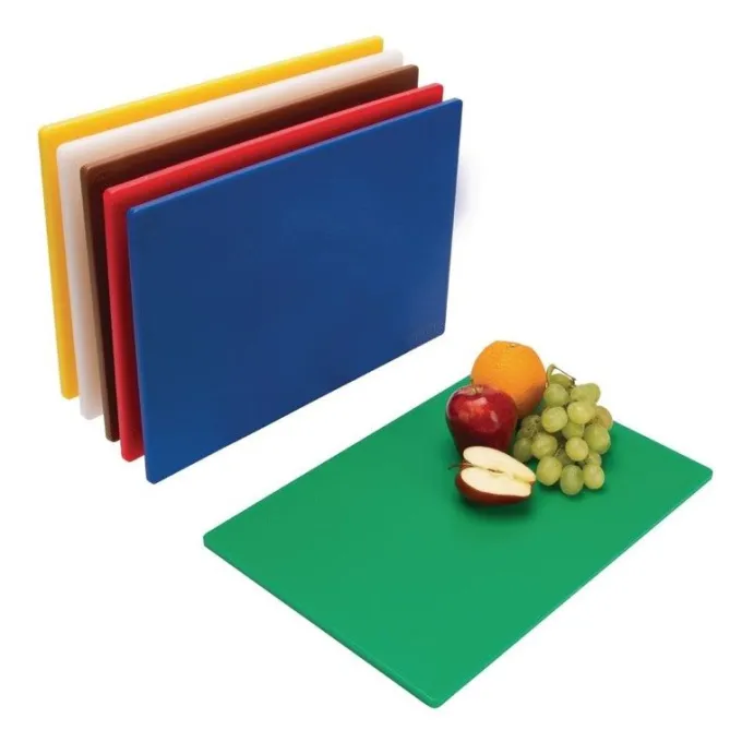Planches à découper basse densité - 45 x 30 cm Hygiplas - Lot de 6