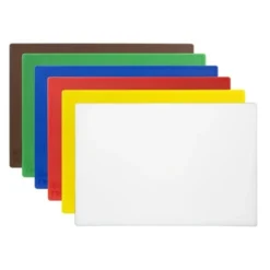 Planches à découper basse densité - 45 x 30 cm Hygiplas - Lot de 6