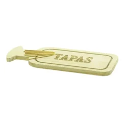 Planchette À Tapas + 8 Piques Bois 23X10 Lot de 120 - Créapak