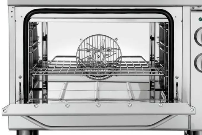 Plan de cuisson Électrique à 4 Plaques Rondes avec Four Électrique GN 1/1 - Bartscher