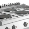 Plan de cuisson à 6 Plaques Rondes avec Four Électrique GN 1/1 - Bartscher