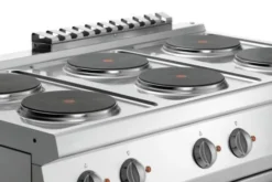Plan de cuisson à 6 Plaques Rondes avec Four Électrique GN 1/1 - Bartscher