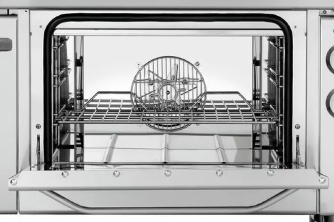 Plan de cuisson à 6 Plaques Rondes avec Four Électrique GN 1/1 - Bartscher